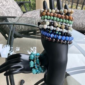 Handmade beaded bracelets